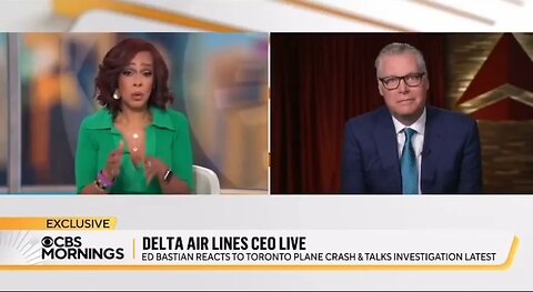 Gayle King tries to blame Trump for the Delta crash in Canada, Delta CEO shuts her down