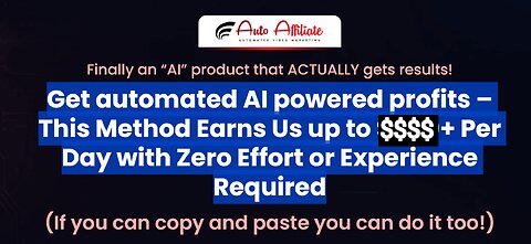 Auto Affiliate Review: Unlock AI-Driven Profits on Autopilot