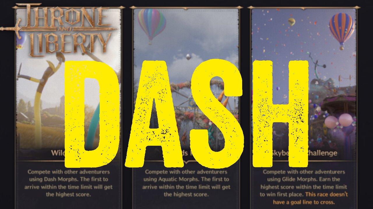 Wild Dash Morph Festival (Dash) - Throne and Liberty