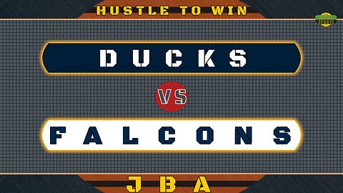 BASKETBALL | 🏀 JBA GAME - DUCKS VS FALCONS | HARD-FOUGHT BATTLE & BIG WIN! 🔥