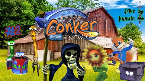 Conker Live & Reloaded pt 2 (1080p) (Webcam+Mic)