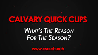 What's The Reason For The Season?