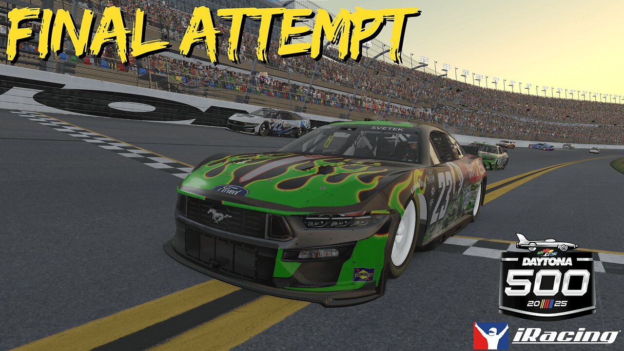 🔴iRACING DAYTONA 500 EVENT - THE LAST ONE