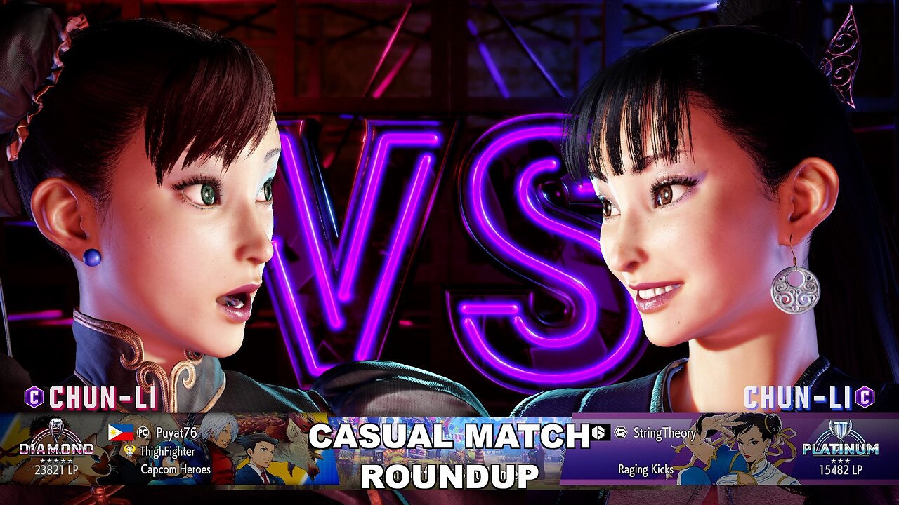 Kuya Kalbo SF6 Casual Match Roundup. Chun Li 4 star Diamond Rank [Hori Fight Stick]