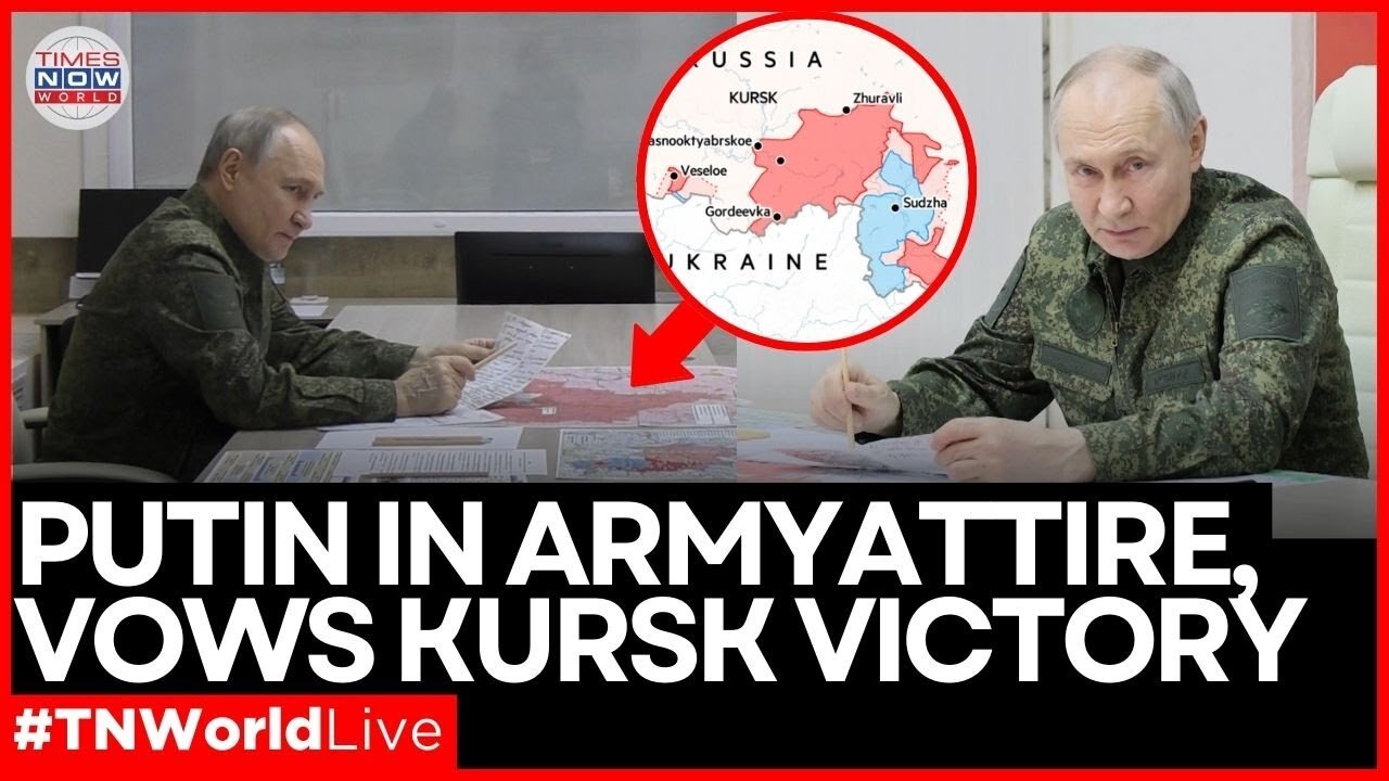 LIVE | Putin DONS Army Uniform, Orders Full Offensive in Kursk, Alarmbells for Ukraine!