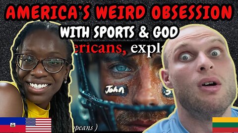 REACTION TO America's Weird Obsession with Sports & God | FIRST TIME WATCHING