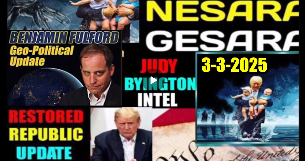 Judy Byington Update 3.3.25 - Trump Just dropped BOMBSHELL ~ This Changes EVERYTHING