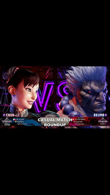 Kuya Kalbo SF6 Casual Match Roundup. Chun Li 4 star Diamond Rank [Hori Fight Stick]