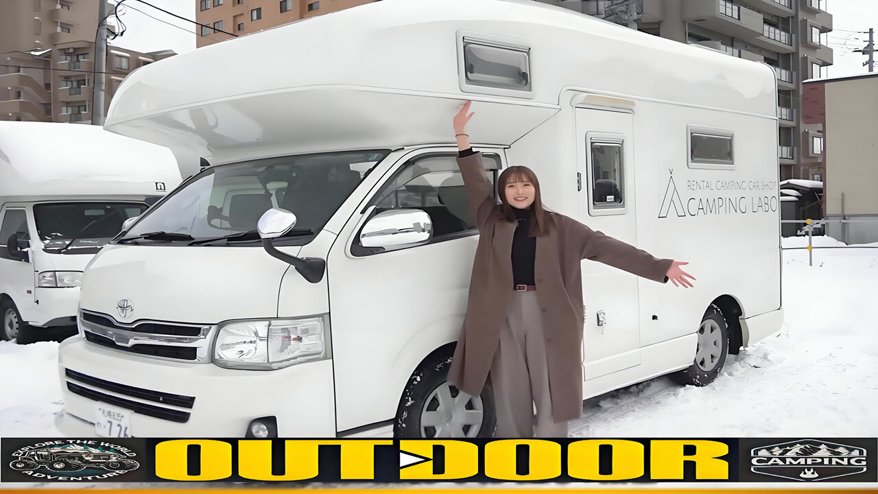 Lisa's Winter Camping Life in a Snowy RV｜A Cozy and Immersive Experience