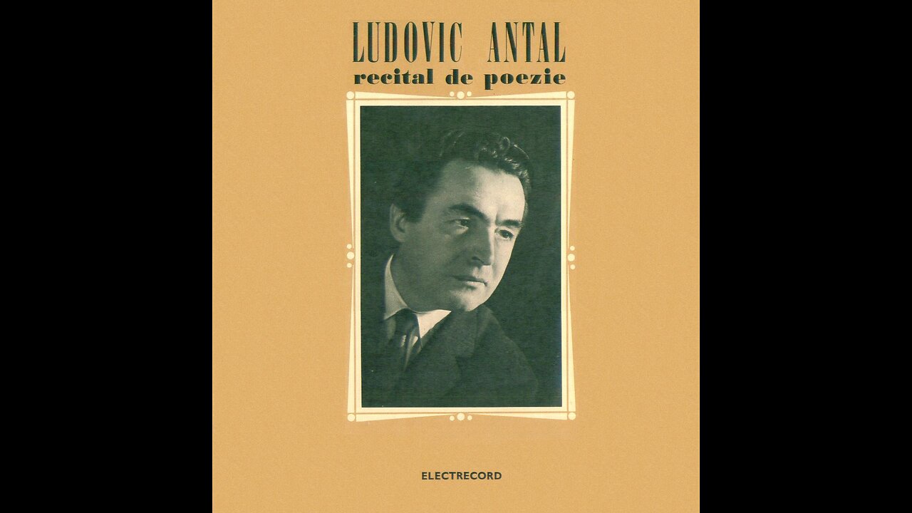 "Testament" de Tudor Arghezi in recitarea Ludovic Antal