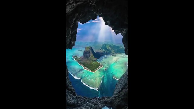 Underwater Waterfall, Le Morne Brabant, Mauritius