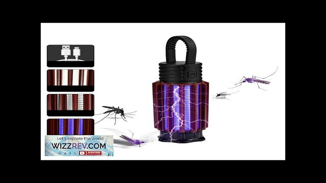 Outdoor 2 IN 1 Camping Light Portable Mosquito Killer Lamp USB Rechargeable Review