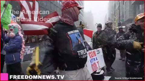 “Traitors!”: Woke Protesters Harass MAGA Patriots in DC [WATCH]