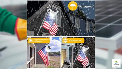 Solar Flag Pole Light