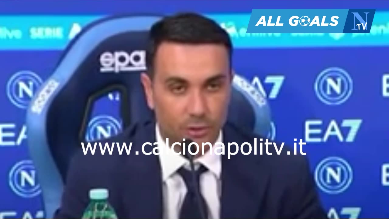 Napoli-Fiorentina 2-1 9/3/25 conferenza stampa Raffaele Palladino