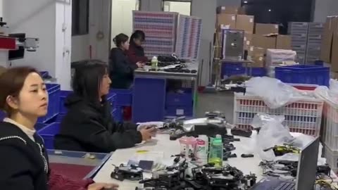 Quality control inside a Drone factory