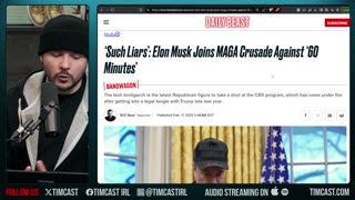 Democrat Swamp IMPLODES, CBS Runs DAMAGE Control For Democrats, Gets ROASTED By Elon | Timcast LIVE