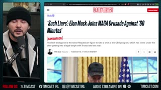 Democrat Swamp IMPLODES, CBS Runs DAMAGE Control For Democrats, Gets ROASTED By Elon | Timcast LIVE