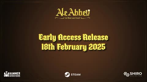 Ale Abbey | Early Access | RELEASE DATE ANNOUNCEMENT