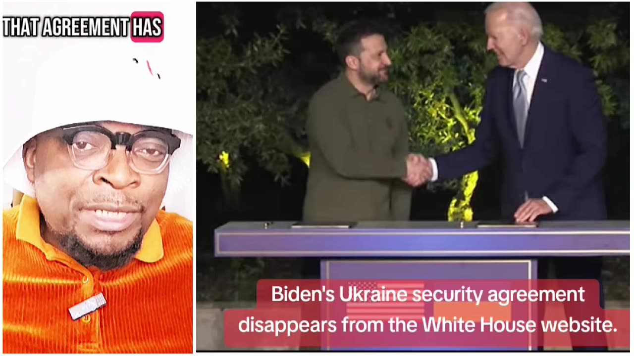 Biden’s 10-year security agreement with Ukraine disappears from White House website