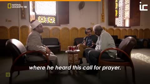 #*Listen to Morgan Freeman ATTEMPT THE ADHAN in Cairo | Islam Channel