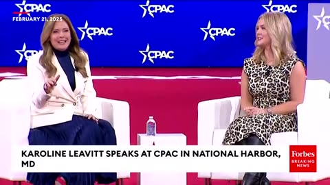 Karoline Leavitt Takes Questions At CPAC After Trump Administration Hits One Month