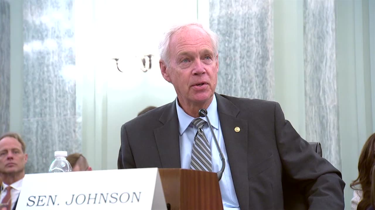 Senator Ron Johnson in Senate Commerce Committee introducing Sean Duffy 1.15.25