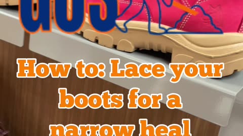 I bet you never knew that the way you lace your boots could totally change your comfort level. 🙌🏼