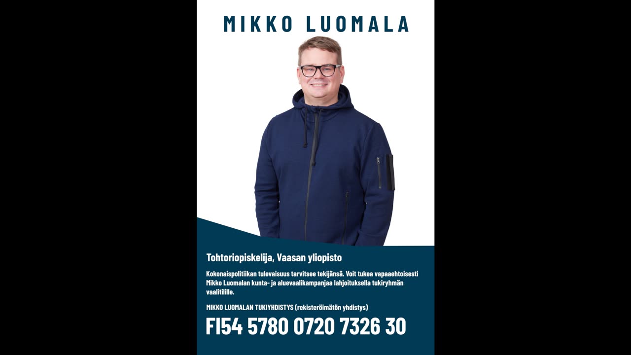 Auta Mikko Luomalaa. Auttamalla häntä, autat itseäsi