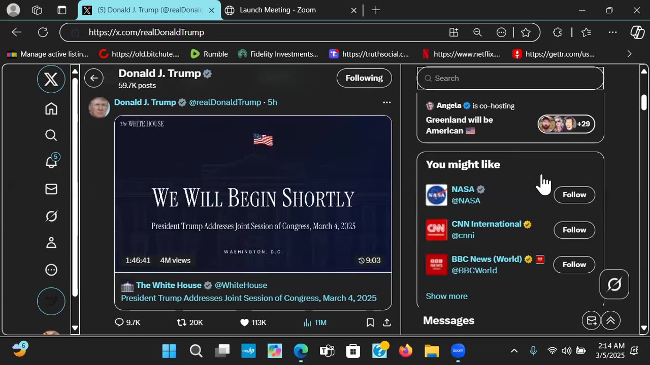 Trump's March 4th Speech Is So Amazing, News From Natasha