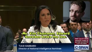 Tulsi Gabbard: “Edward Snowden broke the law... But exposed egregious