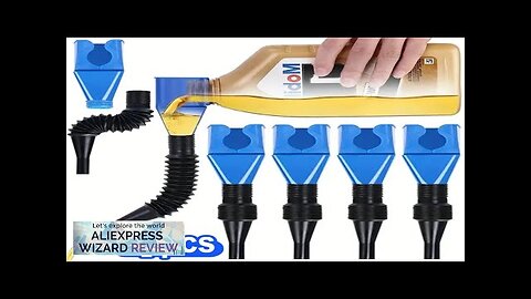 Car Refueling Funnel Gasoline Foldable Engine Oil Funnel Tool Plastic Funnel Car Review