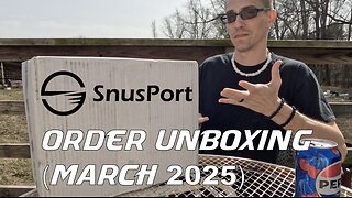 SnusPort.com Order Unboxing (March 2025)