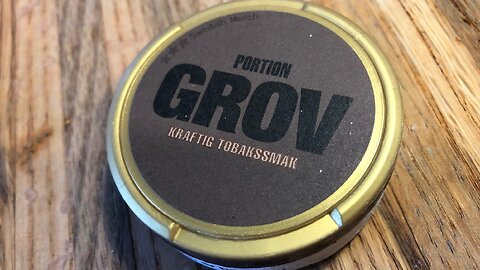 Grov Original Portion Snus Review