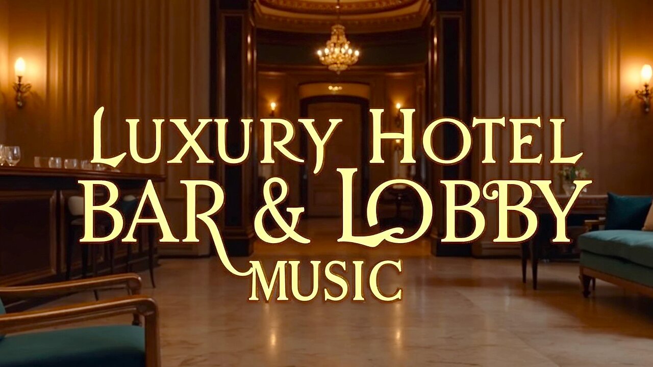 Luxury Hotel Bar & Lobby Music | Elegant Jazz & Piano Vibes