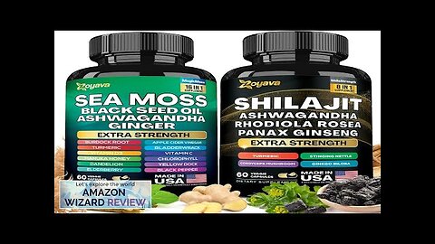 Zoyava Dynamic Vitality Bundle Sea Moss 7000mg Black Seed Oil 4000mg Review