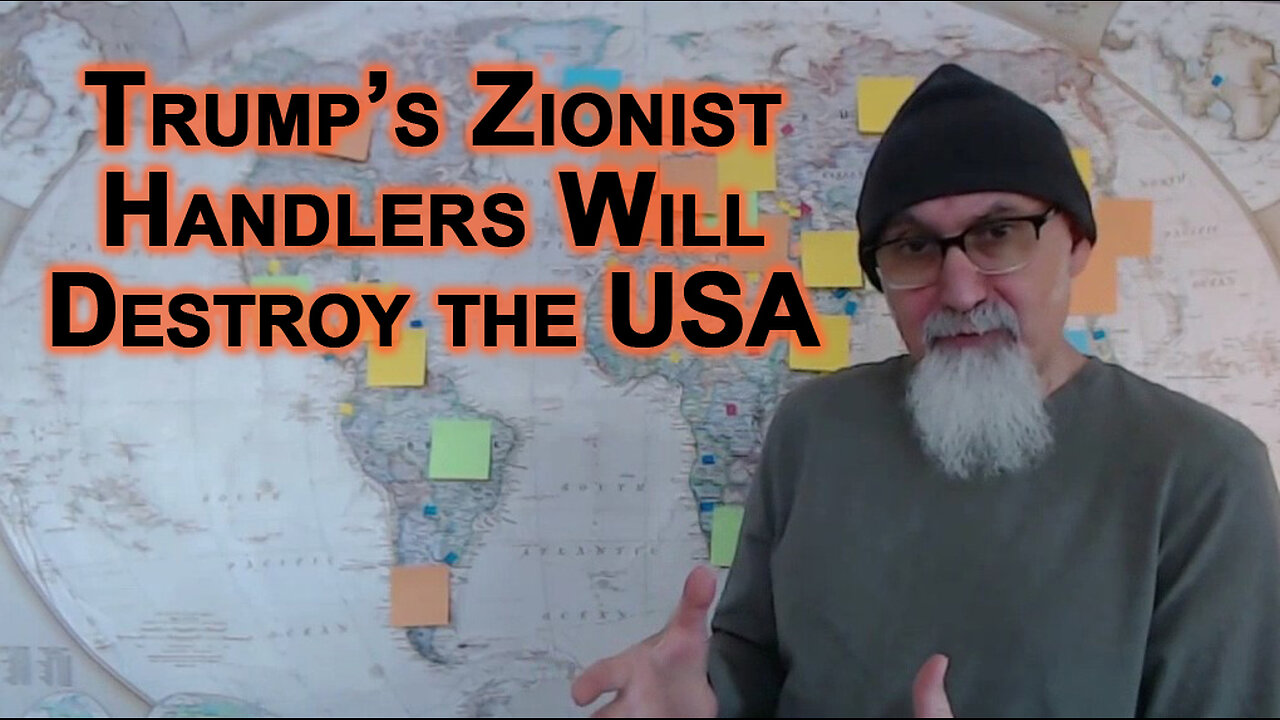 Donald Trump’s Support of Israel on Behest of His Zionist Handlers Will Destroy United States: MAGA