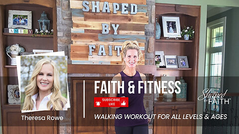 Walking Strength Cardio Core Stretching Workout | Shaped by Faith Christian Fitness