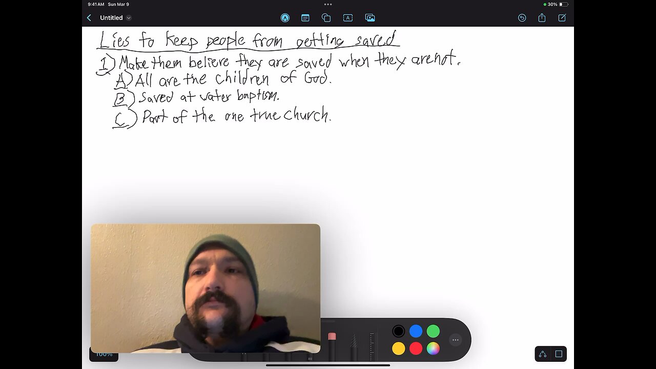 Believing you’re saved when you’re not