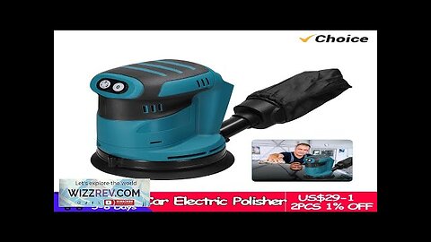 125mm Brush Motor Cordless Orbital Sander Wood Grinder Electric Polisher Waxing Grinding Review