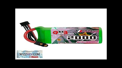 Gaoneng GNB 14.8V 2000mAh 120C 4S LiPo Battery T/XT60/XT90/EC5 Plug for FPV Review