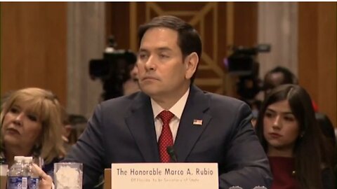 At confirmation hearing, Marco Rubio talks sanctions for China