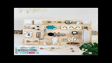 Busy Board montessori toys for Kids Children Sensory Activity Board Accessories Material Review