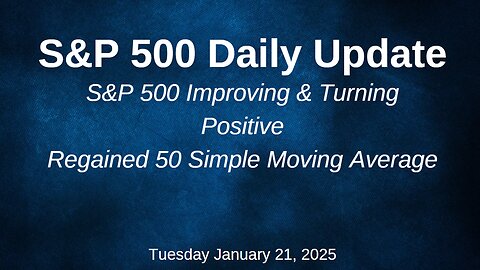 S&P 500 Daily Market Update Tuesday January 21, 2025