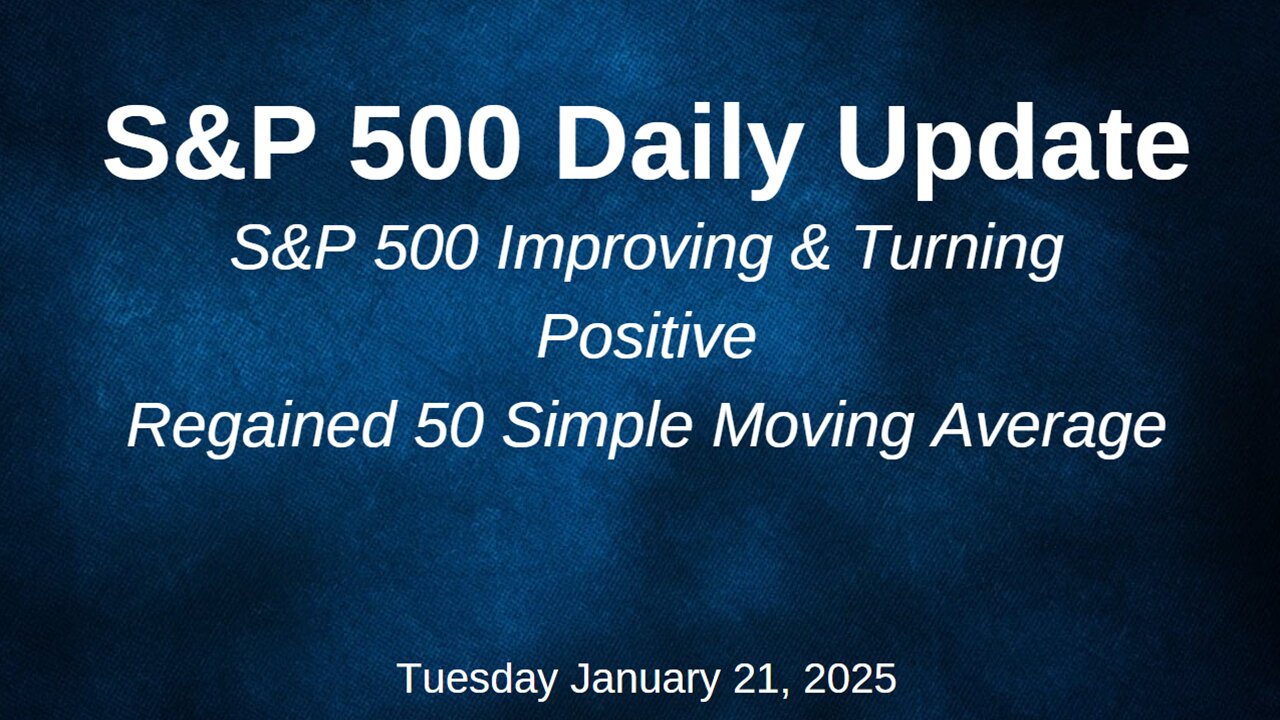 S&P 500 Daily Market Update Tuesday January 21, 2025
