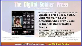 Special Forces Rescue Children from Traffickers Under Dallas Texas