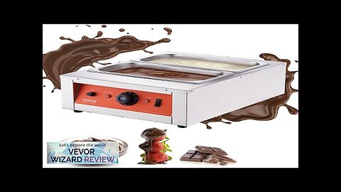 VEVOR Chocolate Tempering Machine 17.6 Lbs 2 Tanks Chocolate Melting Pot TEMP Review