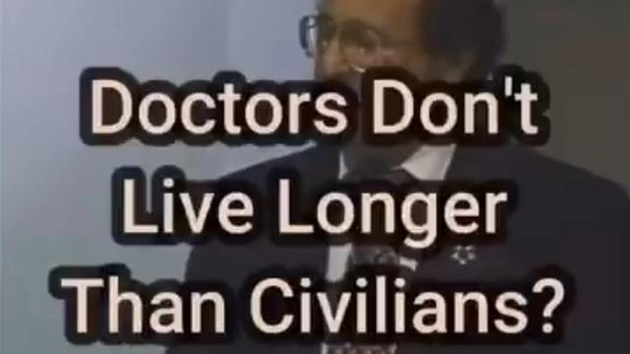 Doctors Live Shorter Lives Than Regular People