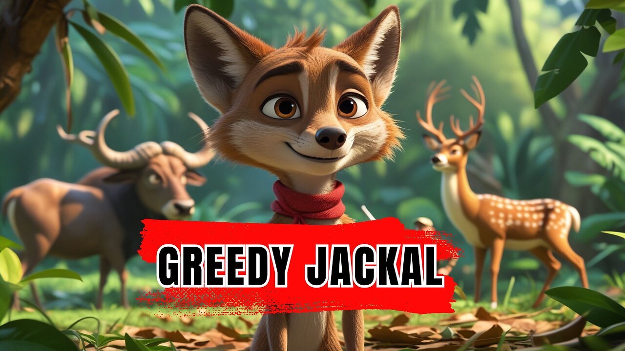 GREEDY JACKAL | The Foolish Jackal and the Unexpected Lesson | Bedtime Story | Fairy Tales