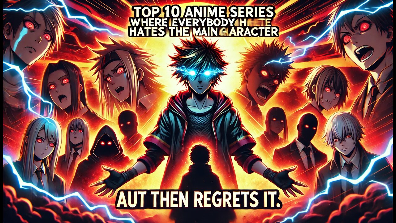 TOP 10 ANIME SERIES WHERE EVERYBODY HATESTHE MAIN CHARACTER BUT THEN REGRETS IT